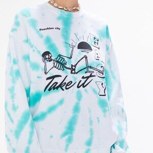 Urban Outfitters NWOT BDG Take It Easy Tie-Dye Sweatshirt Size Medium